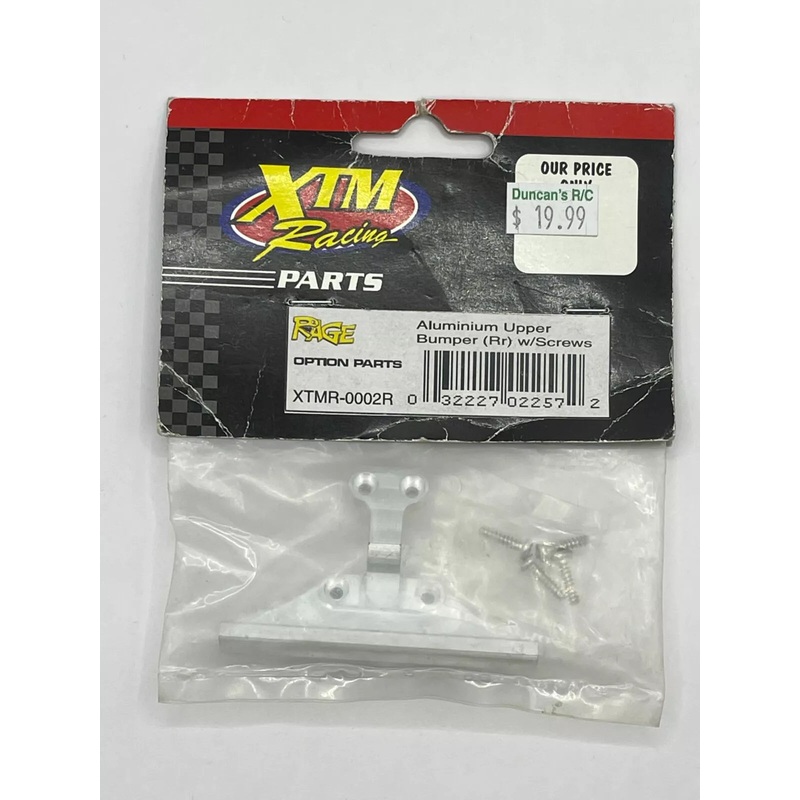 XTMR-0002R Aluminum Upper Bumper Rr w/Screws (Box 78)