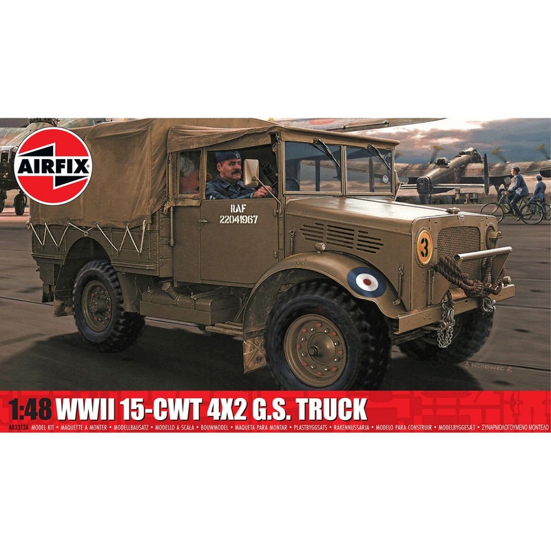 Airfix 1/48 WWII 15-CWT 4X2 G.S. Truck kit A03313A