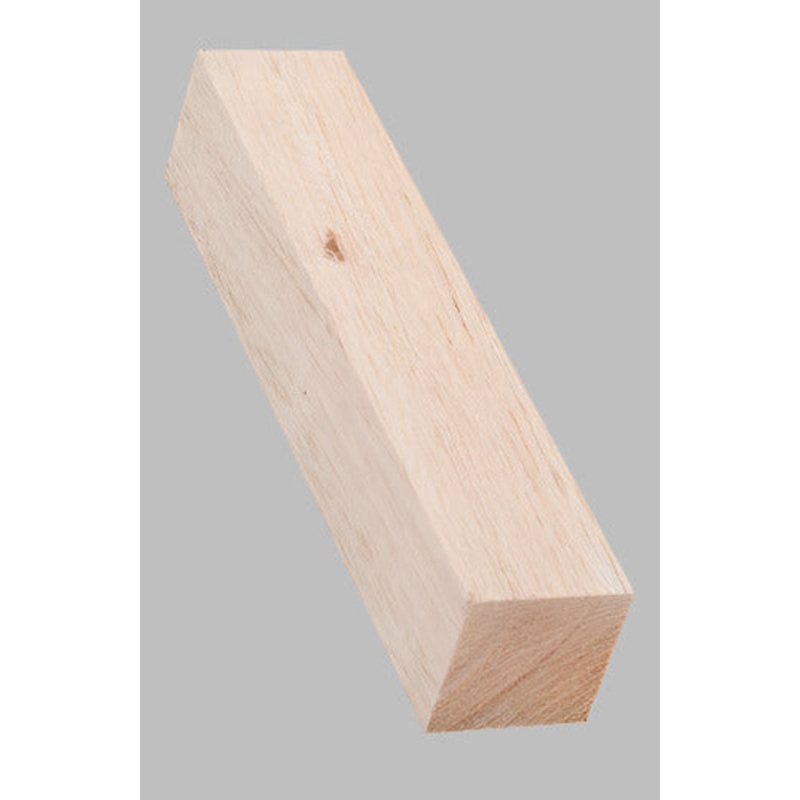 Balsa Wood Block/Strip – 1 inch  x 1 inch  x 24 inch