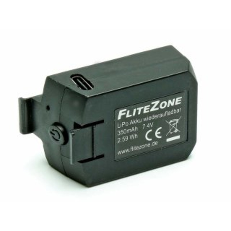 FliteZone Hughes MD500E Hawaii/Yellow – Lipo Battery 2s 350mAh 7.4v