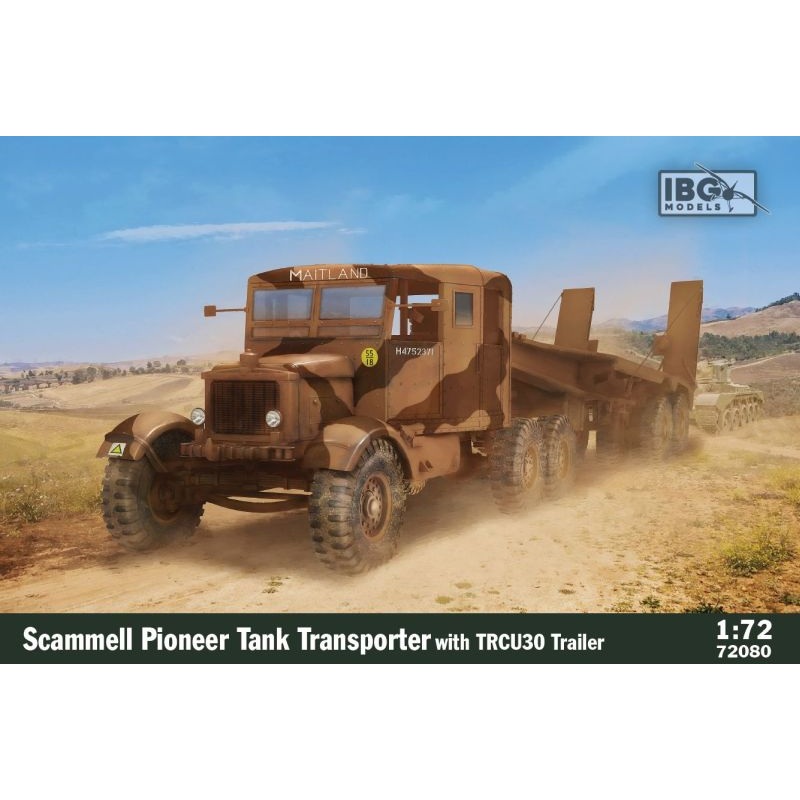 IBG 1/72 Scammell Pioneer Tank Transporter with TRCU30 Trailer Kit 72080