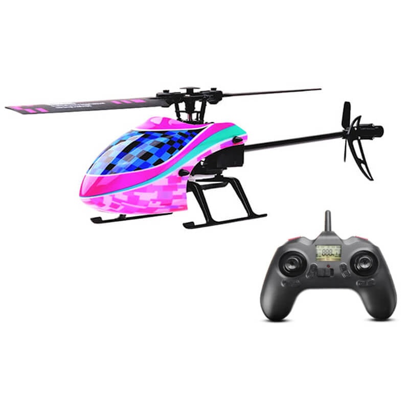 KOOTAI F03 4CH SINGLE BLADE FLYBARLESS HELICOPTER PURPLE/BLUE