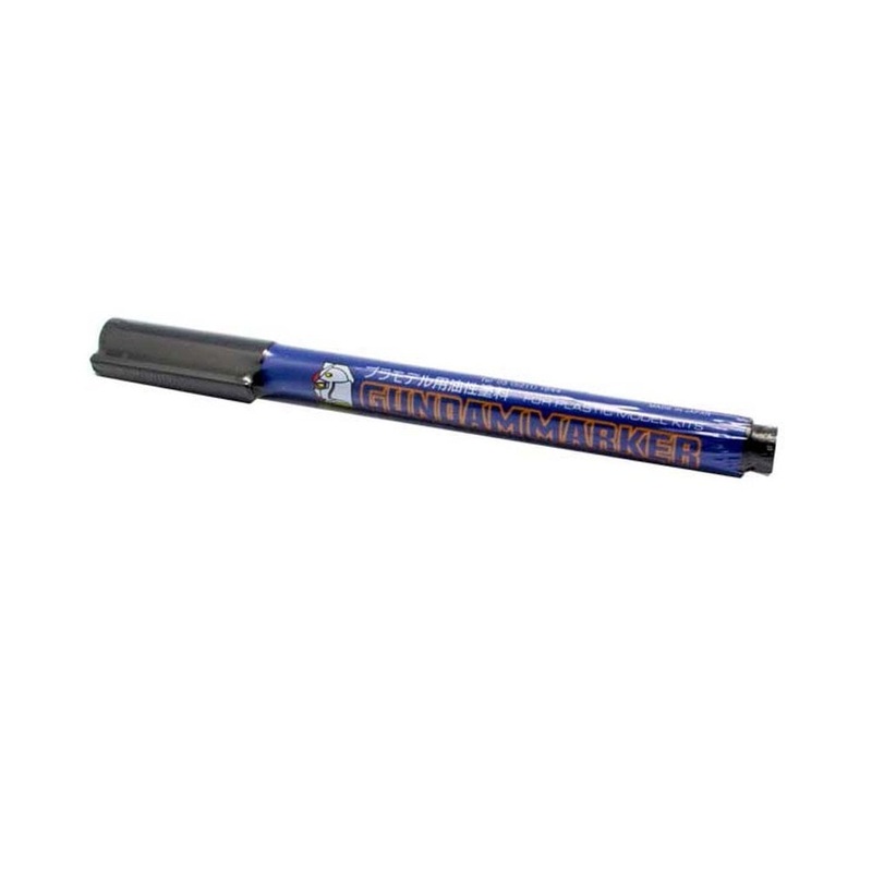MR.Hobby  Gundam Marker GM02 250 Gray Brush Pen (Ultra Fine Tip)