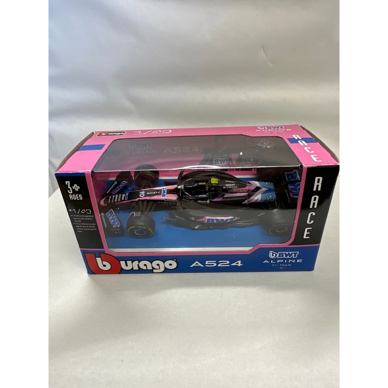 Bburago 1/43 A524 10 Pierre Gasly  2024 B18-60039PG