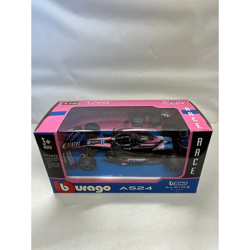 Bburago 1/43 A524 31 Esteban Ocon  2024 B18-60039EO