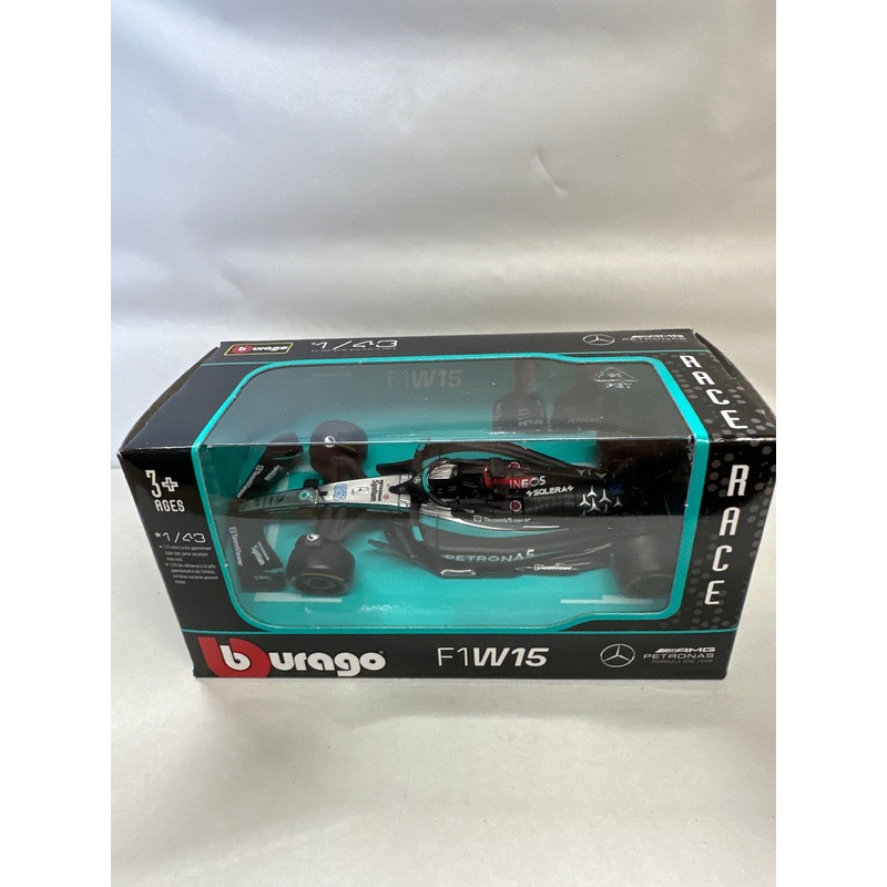 Bburago 1/43 F1W15 George Russell  2024 B18-60039GR