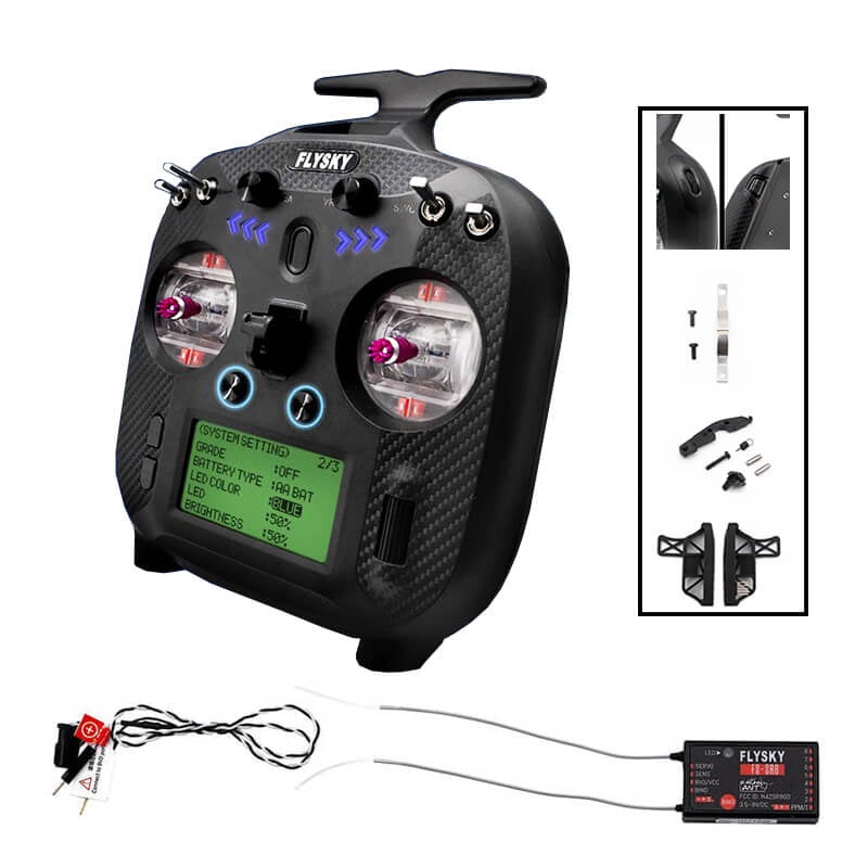 FLYSKY FS-ST8 12CH 2.4G RADIOSYSTEM w/8CH SR8 RECEIVER – PRE ORDER ONLY – DUE EARLY JULY