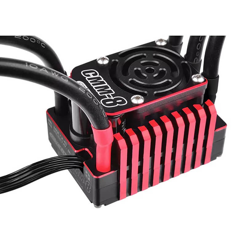 TEAM CORALLY CMM-8 RACING ESCSENSORED 2-4S 240A BLACK/RED