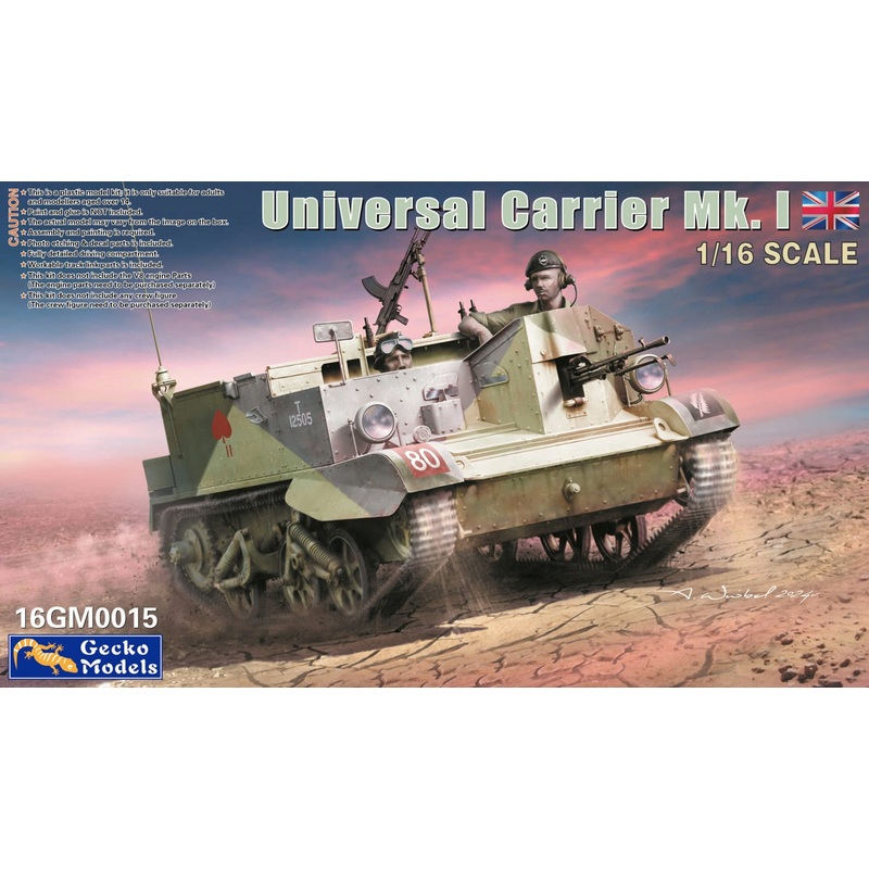 GECKO MODELS 1/16 UniversalCarrier Mk.1 Kit 16GM0015