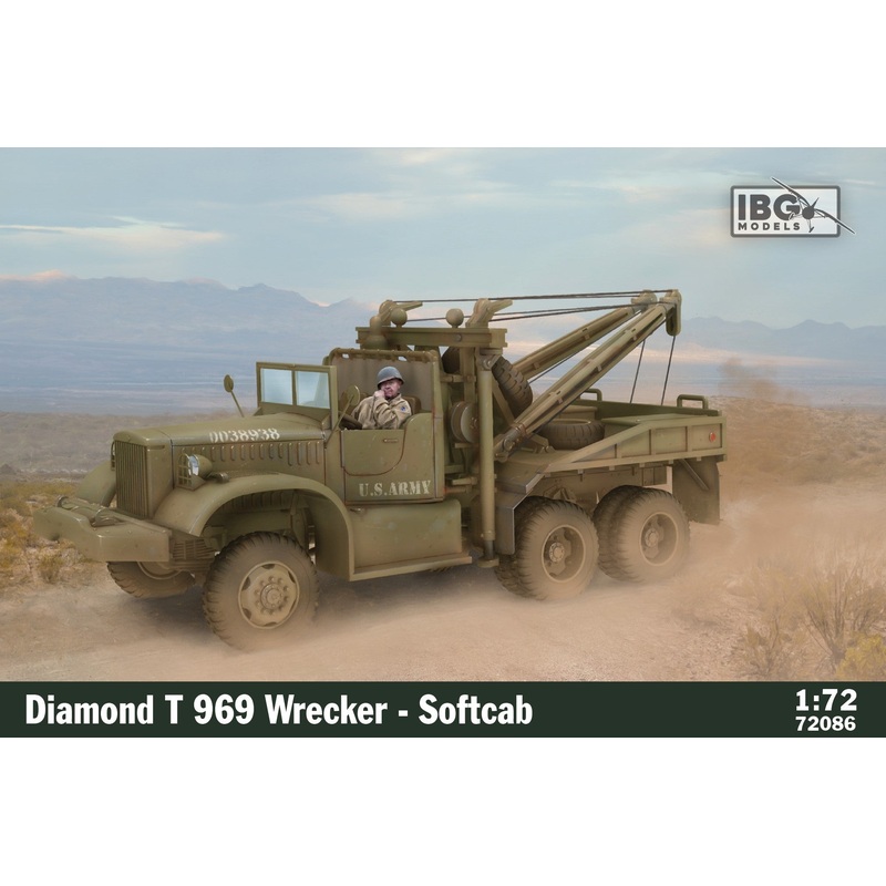IBG 1/72 Diamond T969 Wrecker – Softcab 72086