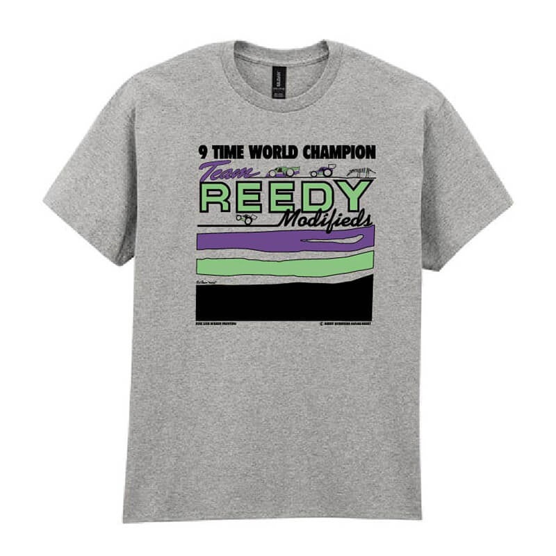 REEDY 1992 SAFARI T-SHIRT GREY- XX-LARGE