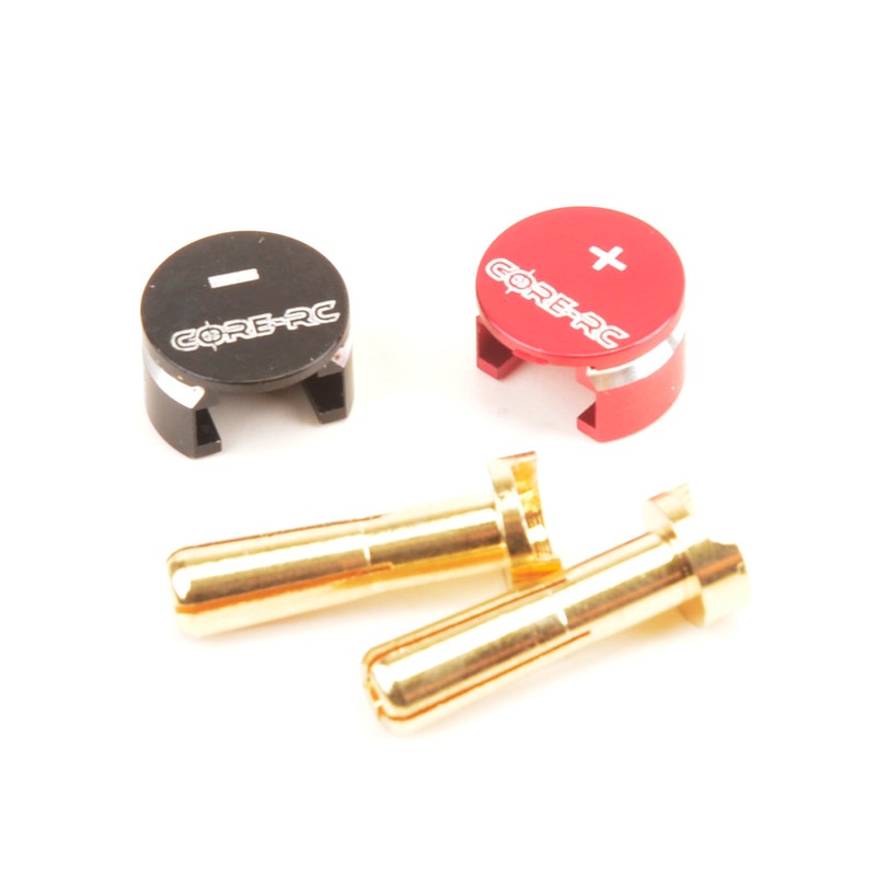 CORE RC Low Pro Heatsink Bullet Plug Grips – 4mm