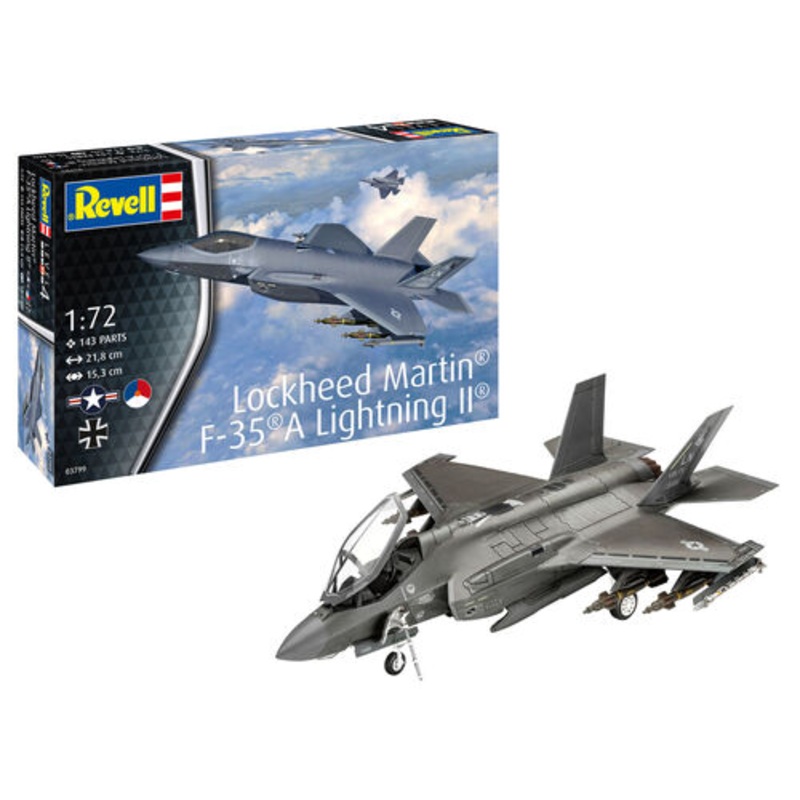 Revell 1/72 Lockheed Martin F-35 A Lightning II Kit 03799