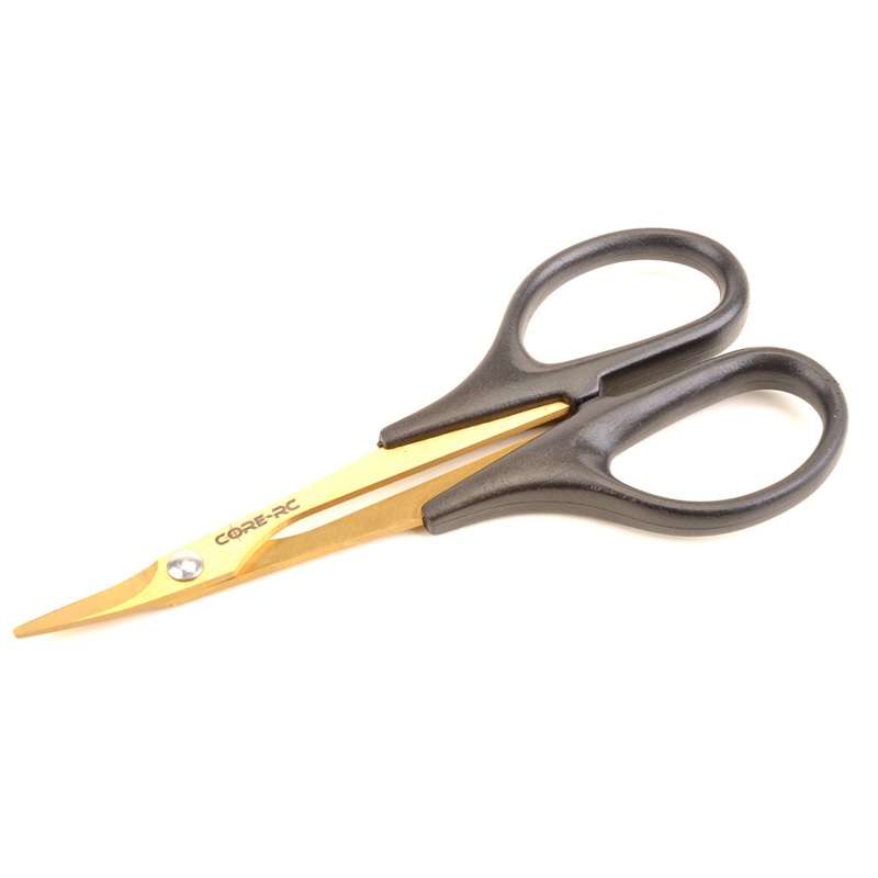 CORE RC- Curved Body Scissors – Ti Nitride Coated