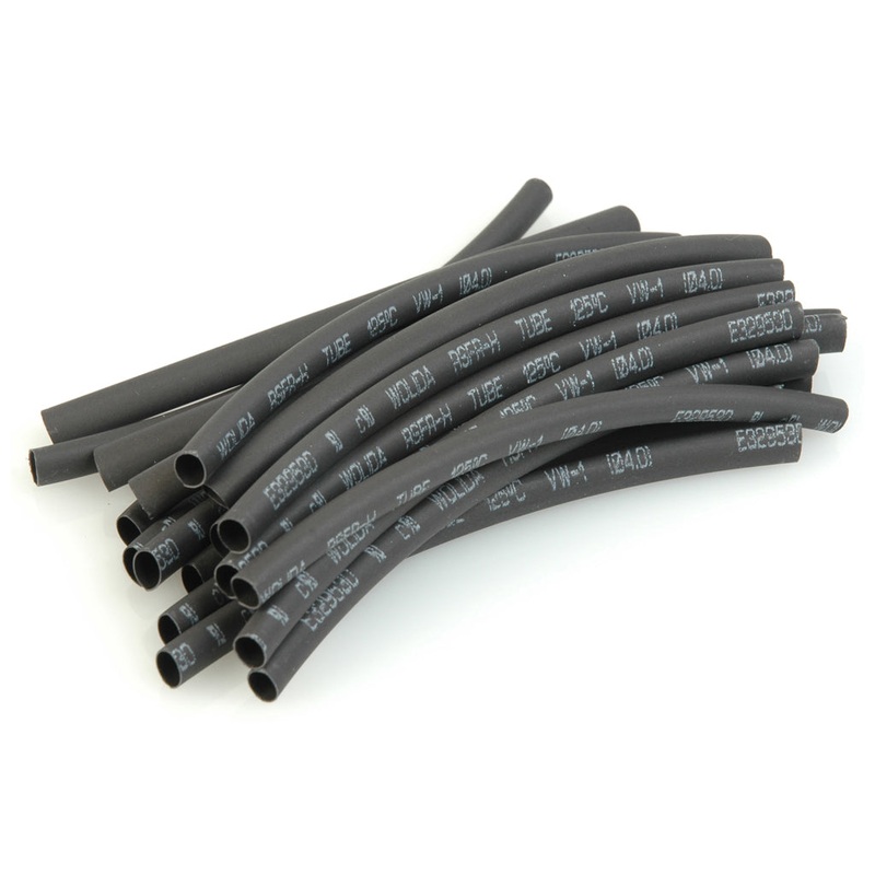 Heatshrink 4.0mm dia Black – 20pcs