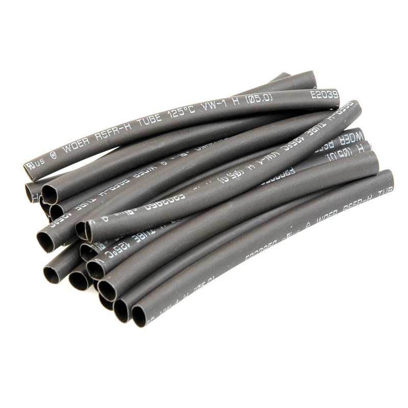 Heatshrink 5.0mm dia Black – 20pcs
