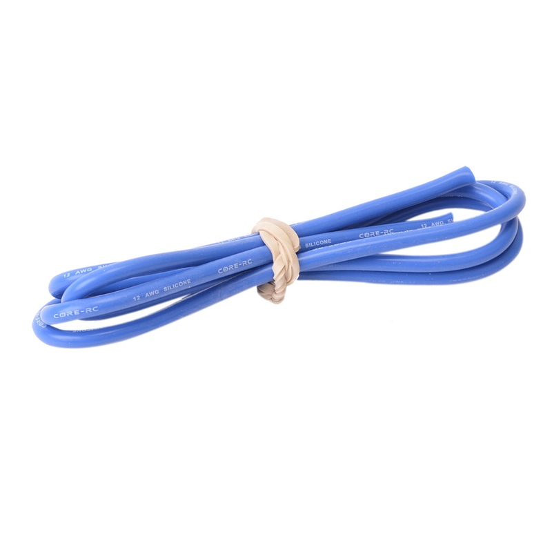 CORE RC Silicone Wire 12AWG – Blue 1 Metre