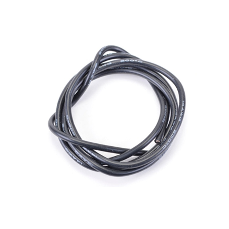 Silicone Wire Black 16 AWG – 1Mtr