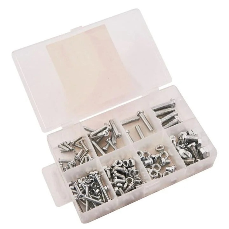 Amtech S5825 150 Piece assorted nut and bolt set