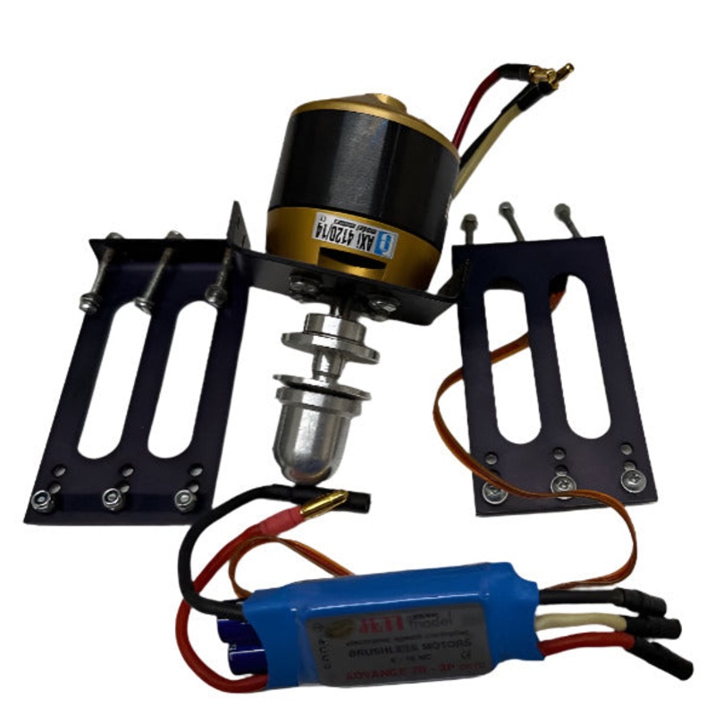 AXI 4120/14 Motor with Mounting Bracket and Jeti 70-30 Opto ESC unit – BAGGED