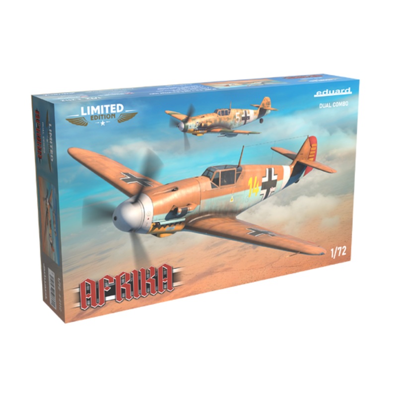 Eduard 1/72 Afrika Dual Combo Kit – Bf 109F-4/Trop. & Bf 109-2/Trop. 2112