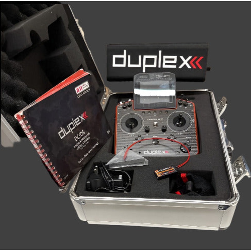 Jeti Duplex DS-24 Transmitter with battery and mains charger – SECOND HAND
