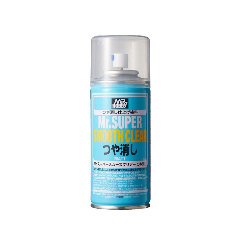 Mr Hobby Mr. Super Smooth Clear Matt Finishing Spray B-530