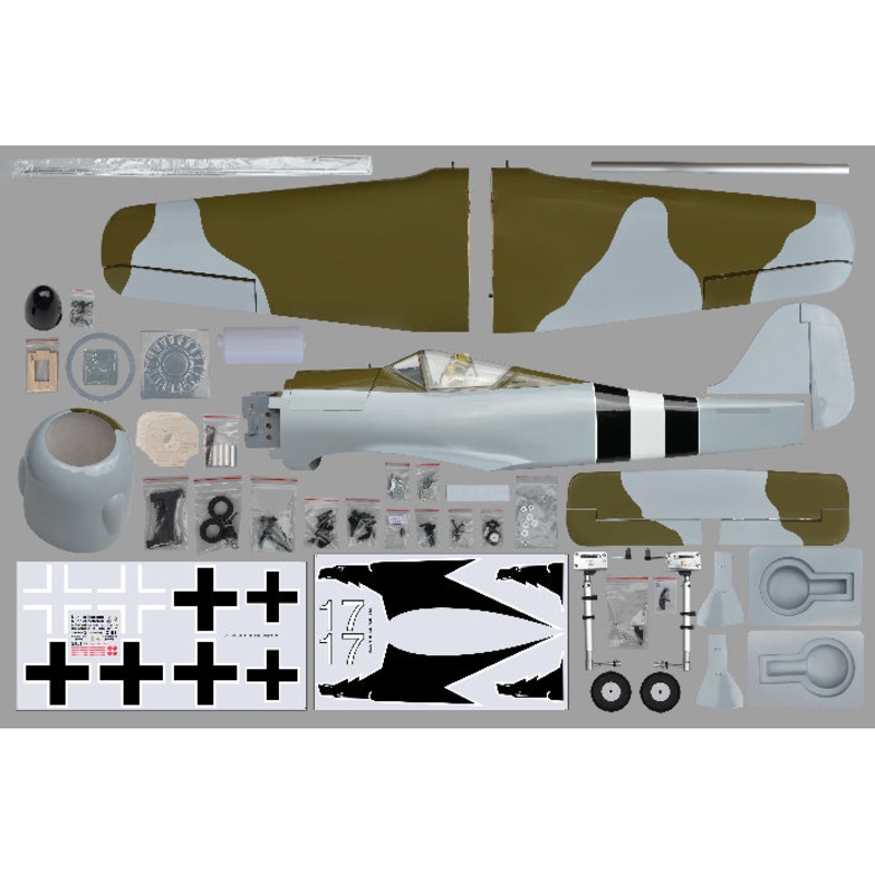 Phoenix Models PH182 FOCKE WULF GP/EP Size .46-.55 Scale 1:7 ARF