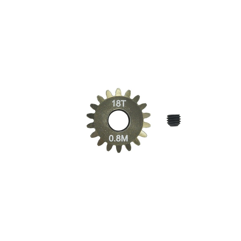 Pinion Gear 0.8mm (mod) – 18T (7075 Hard)
