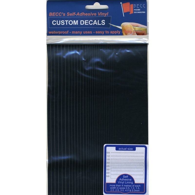 Becc Vinyl Lining – Narrow – Black