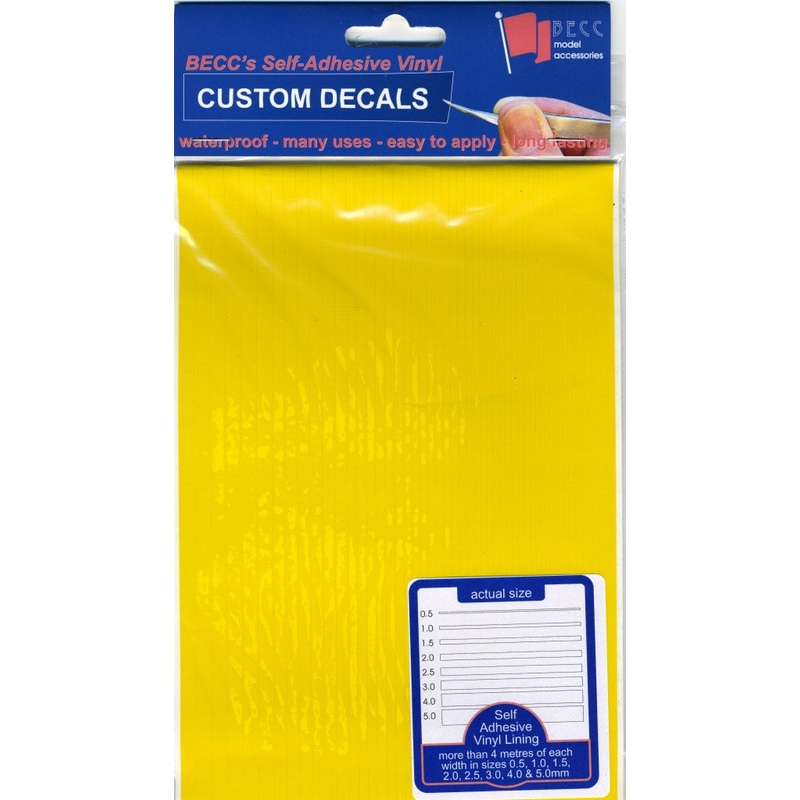 Becc Vinyl Lining – Narrow – Yellow