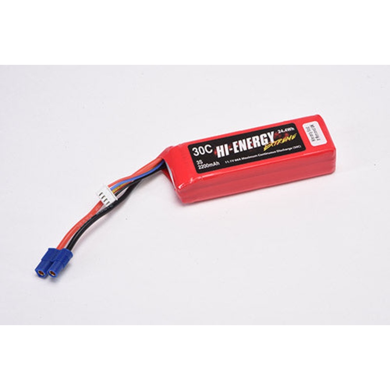Hi-Energy 3S 2200mAh 30C EC3 Connector – SECOND HAND