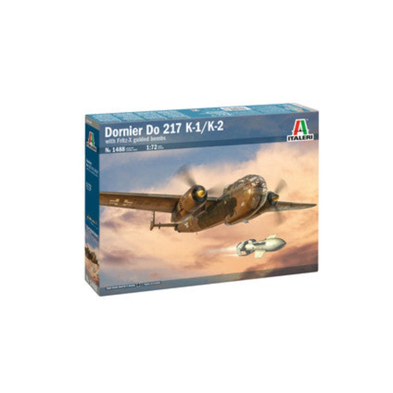 Italerai 1/72 Dornier Do 217 K-1/K-2 with Fritz X Guided Bombs Kit 1488