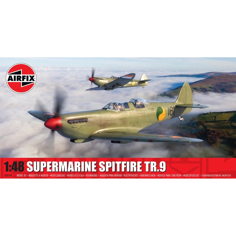 Airfix 1/48 Supermarine Spitfire Tr.9 Kit A05143