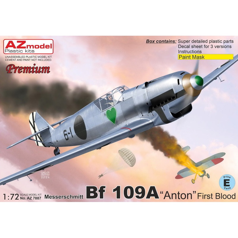 AZ Model 1/72 Messerschmitt Bf 109A Anton First Blood Kit 7887