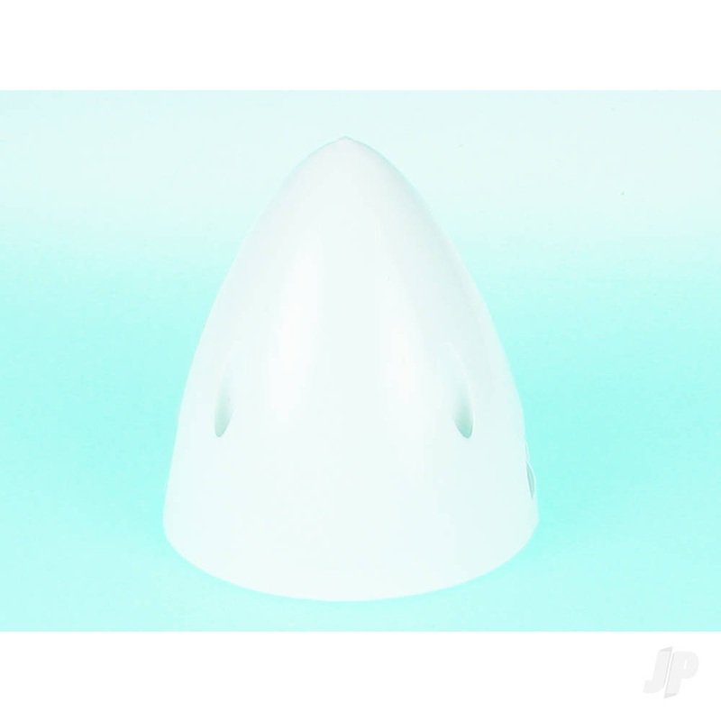 Dubro 1-1/2in Spinner White (1 pc per package)