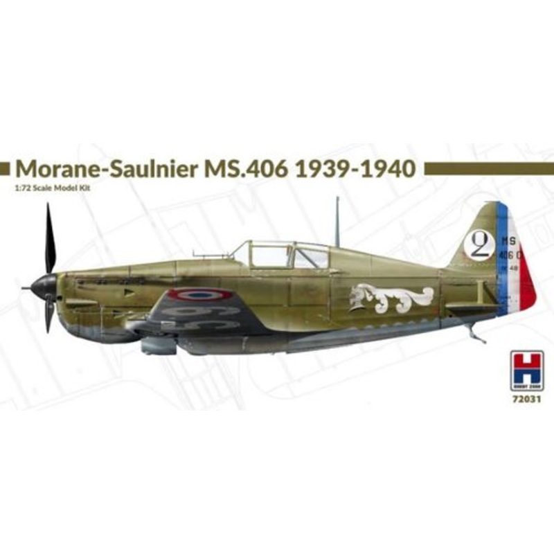 Hobby 2000 1/72 Morane-Saulnier MS.406 1939-1940 Kit  72031