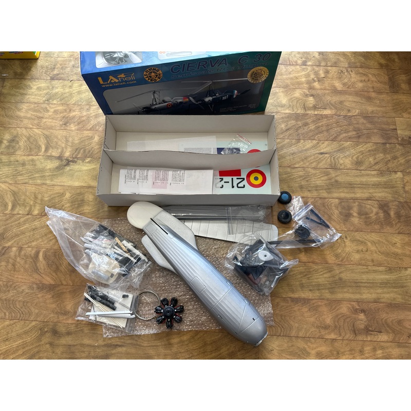 Laheli Semiscale Cierva C30 autogyro Started model not new