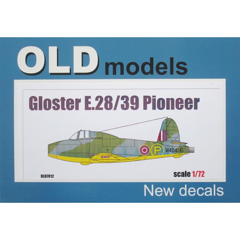 OLD Model 1/72 Gloster E.28/39 Pioneer Kit 7012