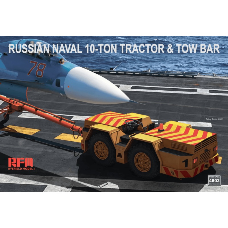 Ryefield Models 1:48 scale Russian Navel 10-Ton Tractor & Tow Bar RM4802