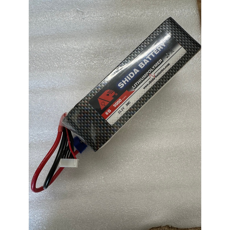Tamco Shida Battery Lipo 30C 22.2v 5000 Mah With EC5 Fitted