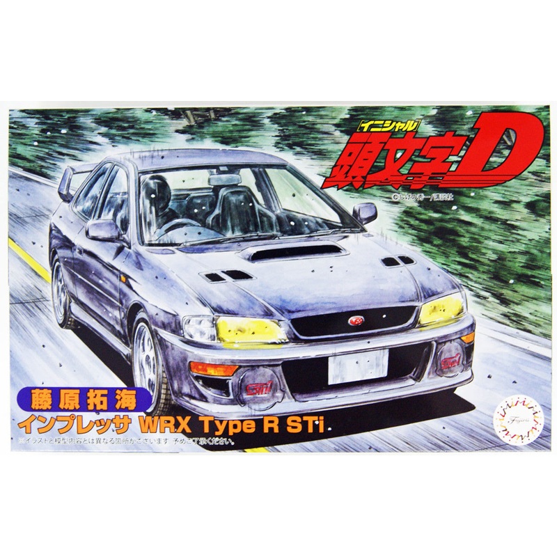 1/24 Impressa WRX TypeR Sti Fujiwara Takumi