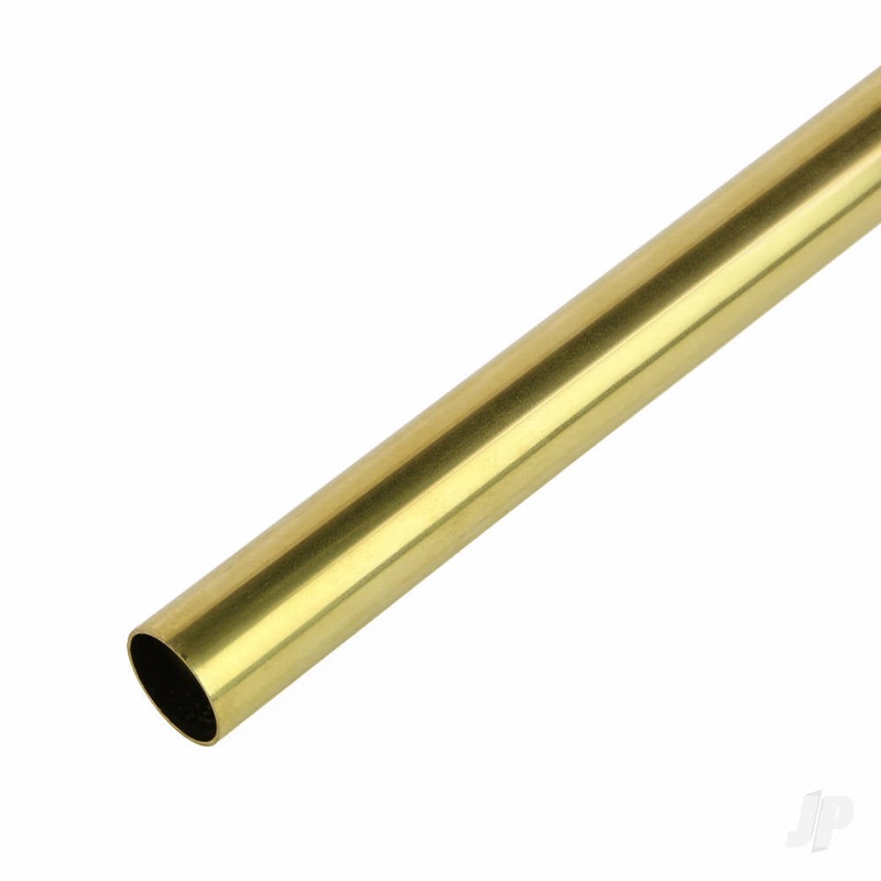 1/2in Brass Round Tube .029in Wall (36in long) (Bulk Pack of 4 Items)