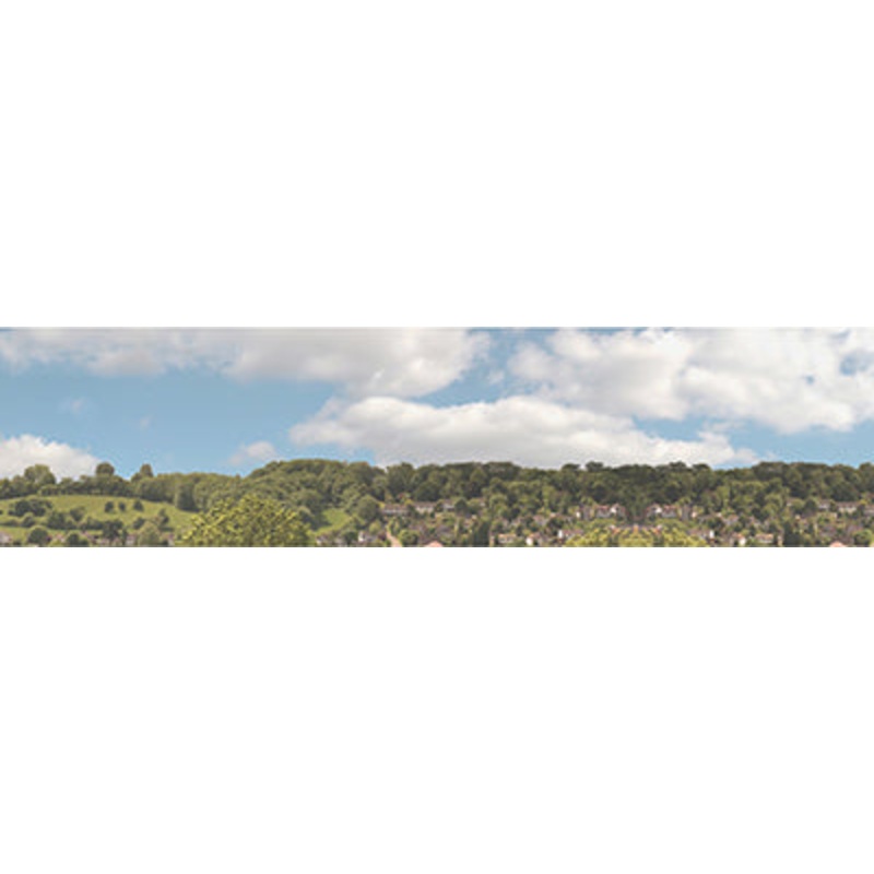 115c SUBURBS OO GAUGE BACKSCENE 15 INCH
