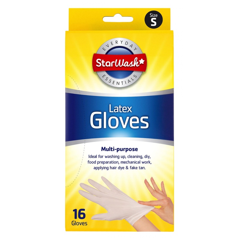 16 LATEX GLOVES SMALL