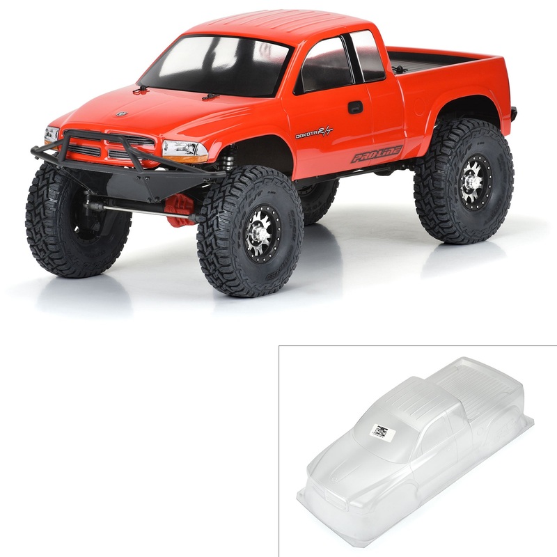 1997 Dodge Dakota Clear Body for 12.3 (313mm) Wheelbase Sca