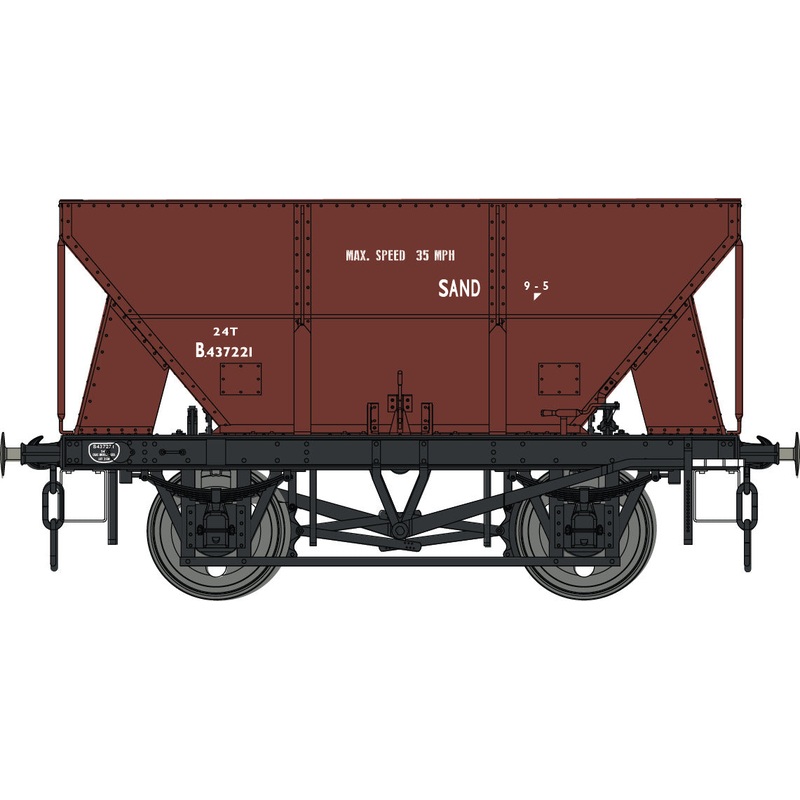 24T Steel Hopper Bauxite  B437221 Sand Max Speed 35