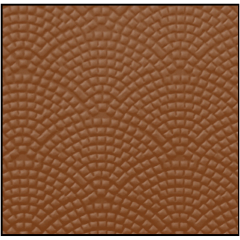 4mm Fan Setts *BRICK Coloured* (13.5 x 9.5)
