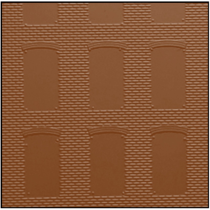 4mm Warehouse Fascia *BRICK Coloured* (13 x 10.5) Building