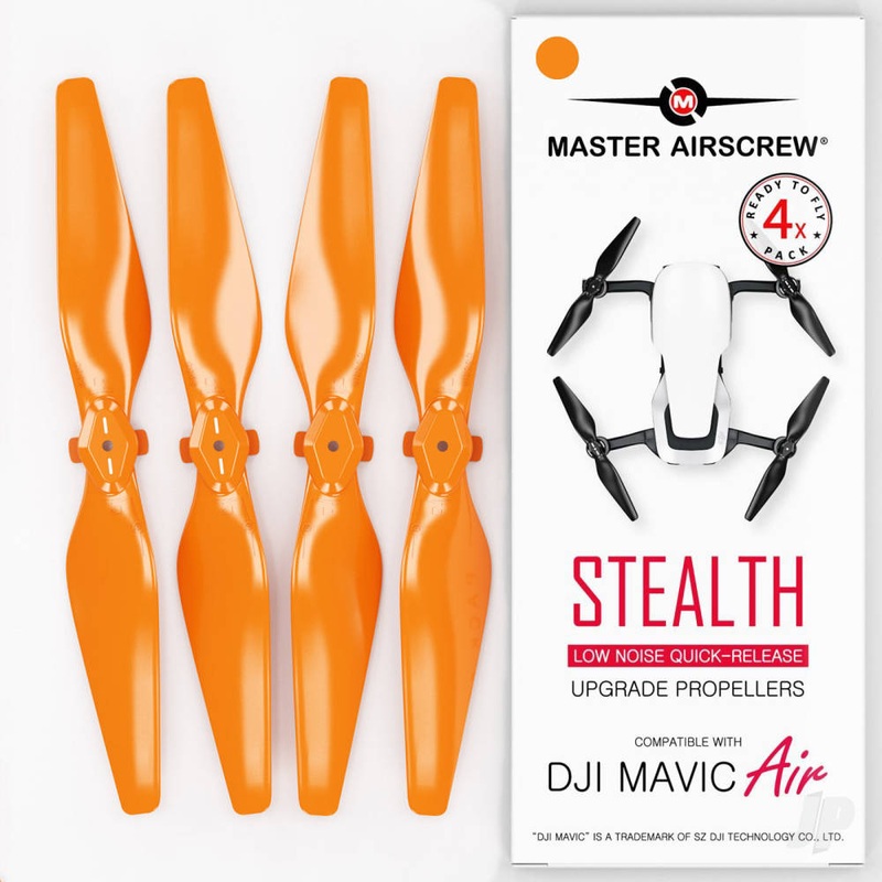 5.3×3.3 DJI Mavic Air STEALTH Upgrade Propeller Set x4 Orange